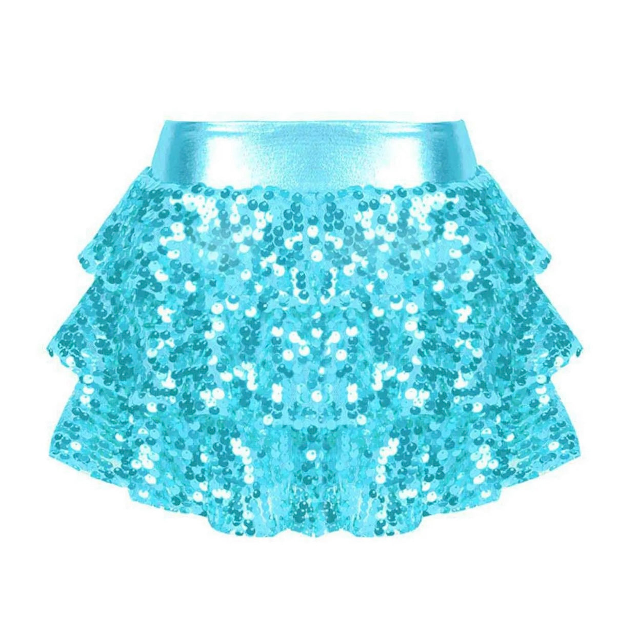 Girls Sequin Metallic Shorts (Age 4-16YRS)