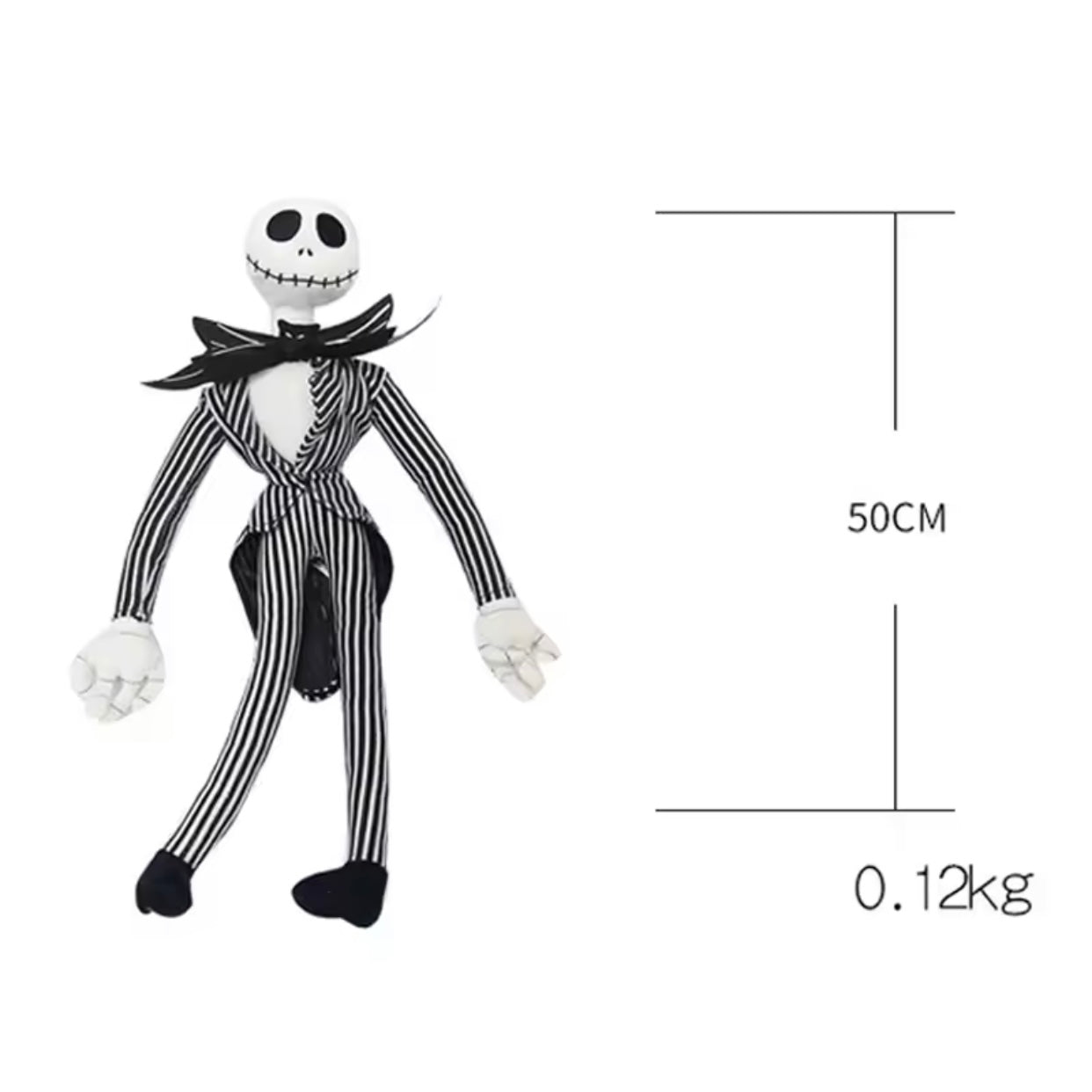 Plush Nightmare Skeleton Stuffed Toy - 50cm