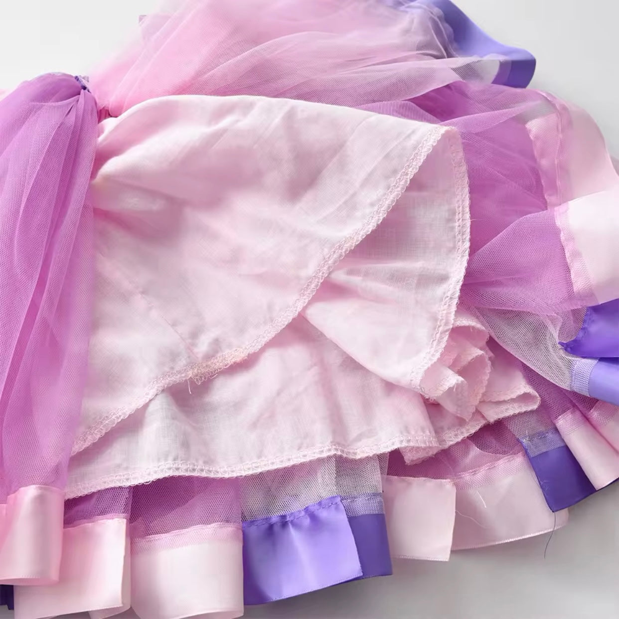 Girls Pink Tulle Skirt (Age 3-10YRS)