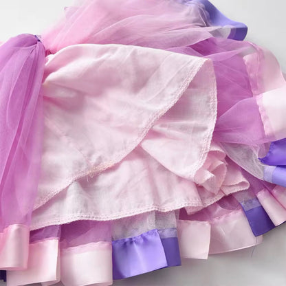 Girls Pink Tulle Skirt (Age 3-10YRS)