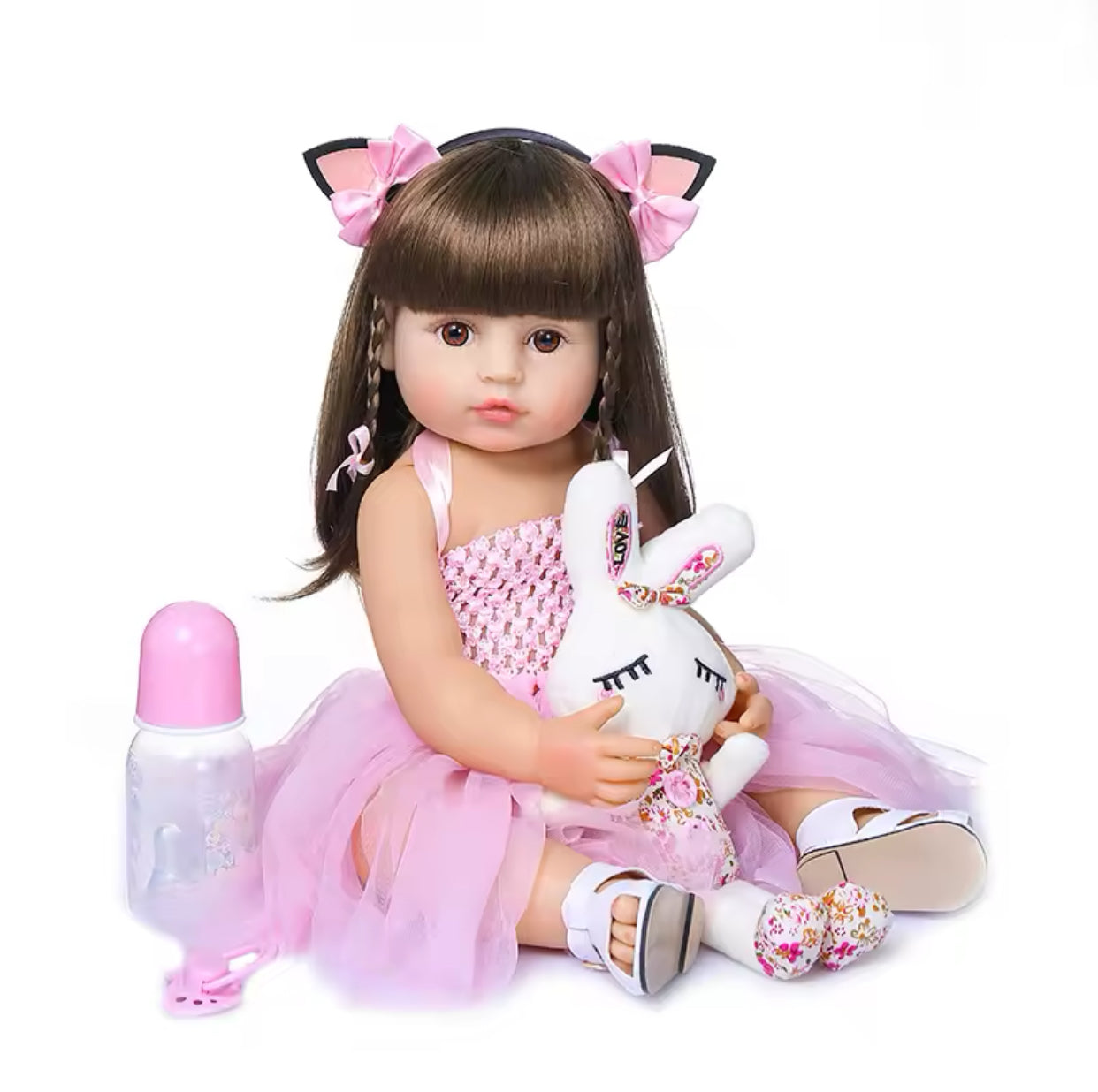 Reborn Baby Doll & Accessories - 50cm