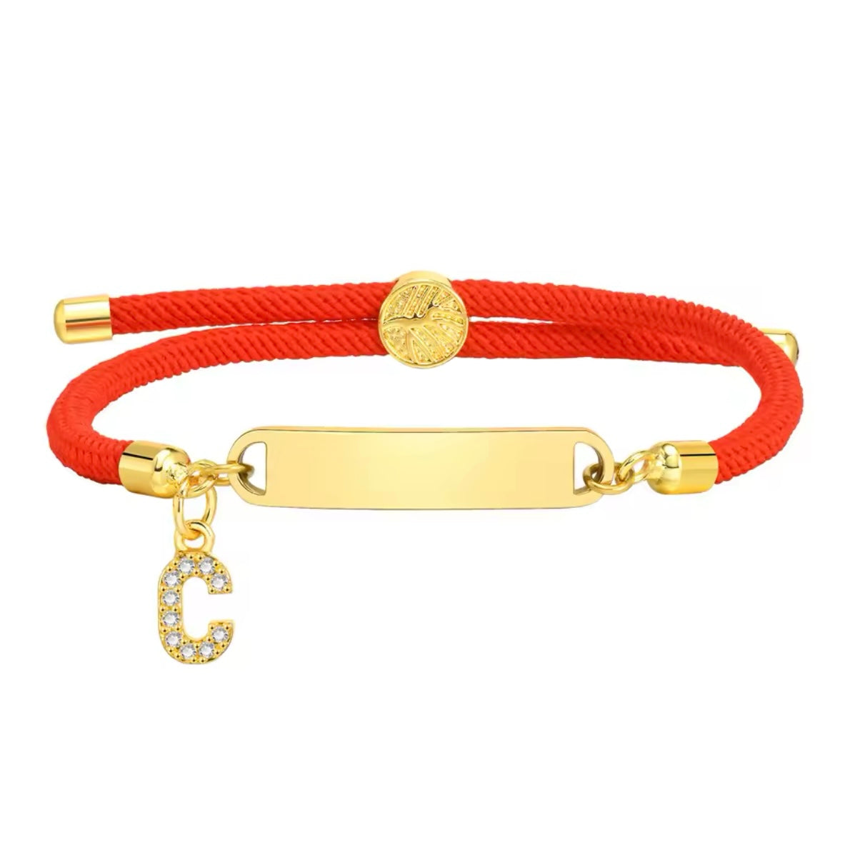 Baby Red Gold Custom Bracelet Personalised