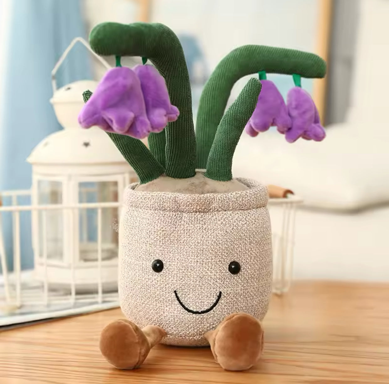 Plush Bluebells Flowers Stuffed Toy - 25cm