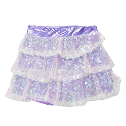 Girls Sequin Metallic Shorts (Age 4-16YRS)