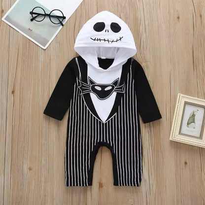 Baby Nightmare Romper Mask & Plush Toy Halloween Costume (Age 6M-24M)