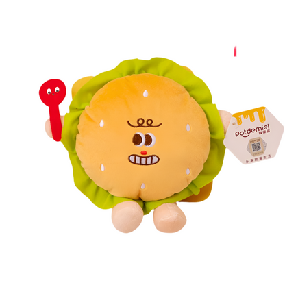 Plush Fast Food & Bread Stuffed Toy