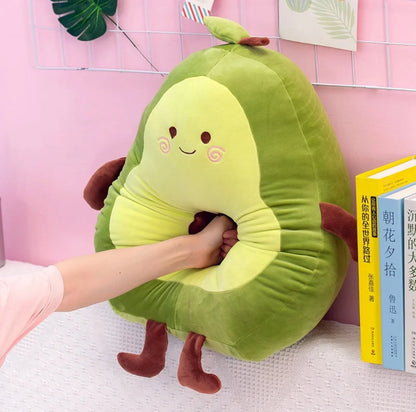 Plush Green Avocado Pillow Stuffed Toy 30-65cm