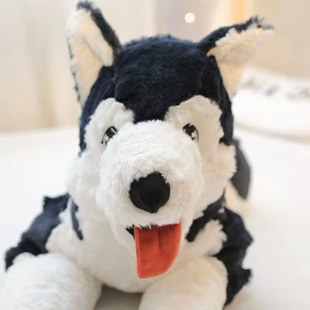 Large Husky Dog Stuffed Toy - 75cm