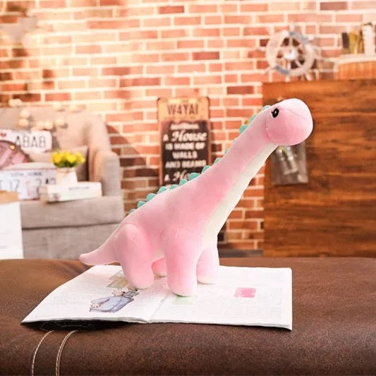 Large Plush Dinosaur Stuffed Toy 35cm-100cm Pink