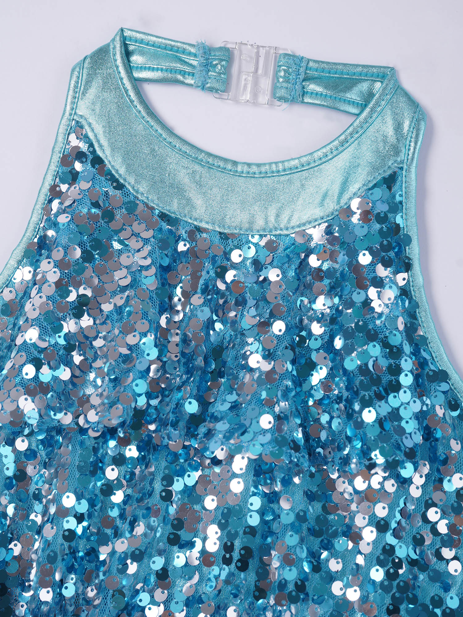 Girls Sequin Unitard Playsuit (Age 6-14 YRS)