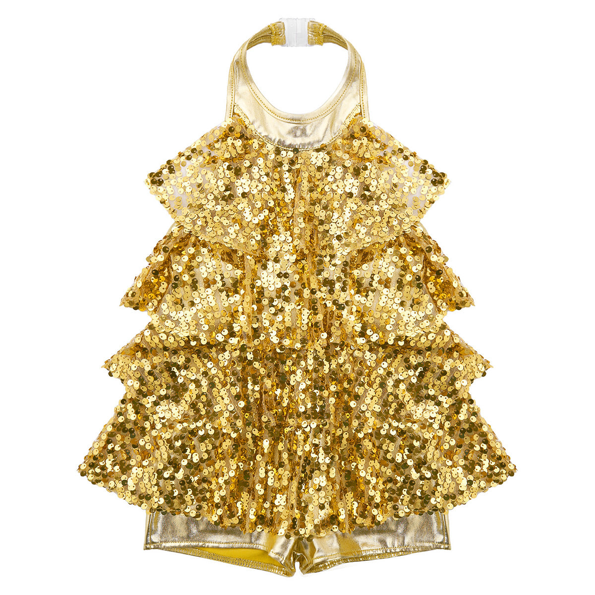 Girls Sequin Unitard Playsuit (Age 6-14 YRS)