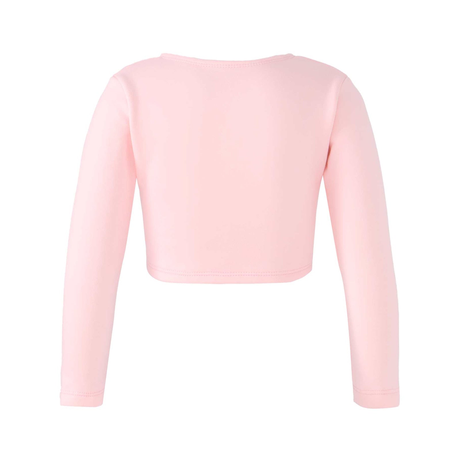 Girls Long Sleeve Wrap Crop Top (Age 5-16YRS)