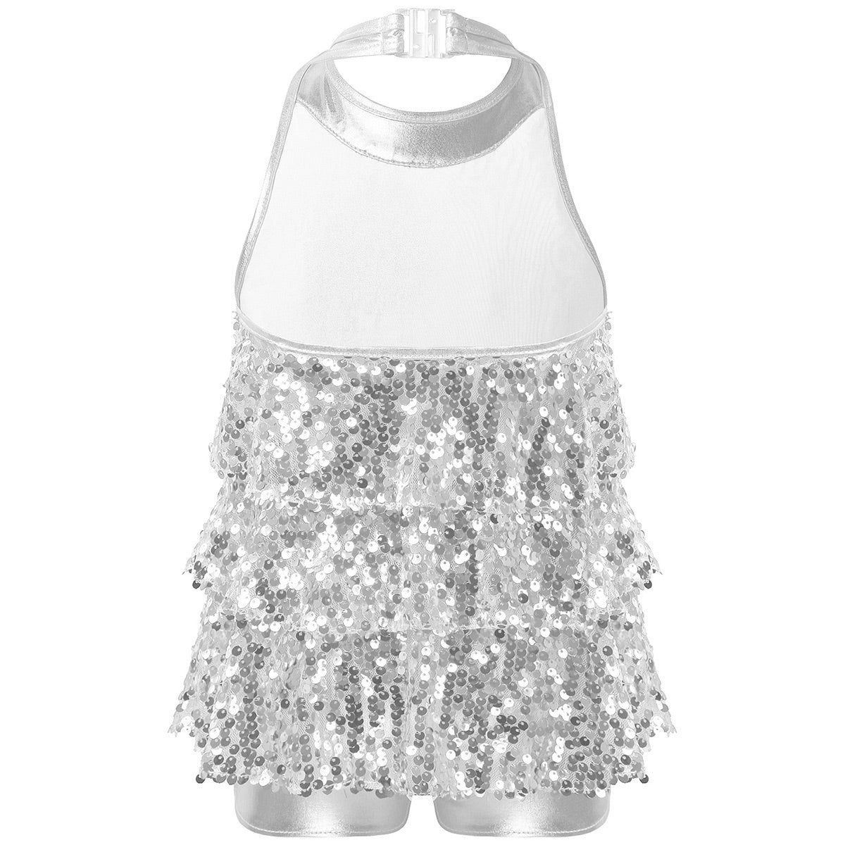 Girls Sequin Unitard Playsuit (Age 6-14 YRS)