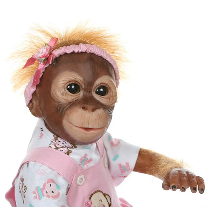 Reborn Baby Monkey Handmade Doll - 52CM