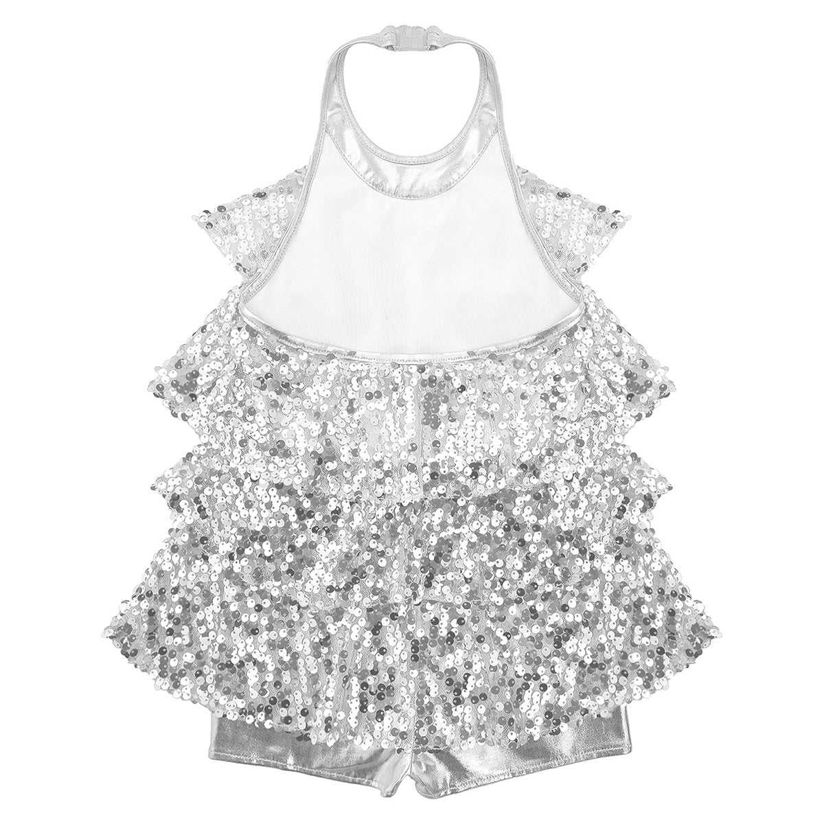 Girls Sequin Unitard Playsuit (Age 6-14 YRS)