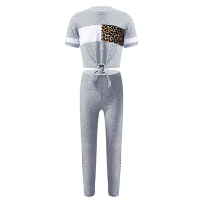 Girls T-Shirt & Legging Set (Age 4-16YRS) Grey