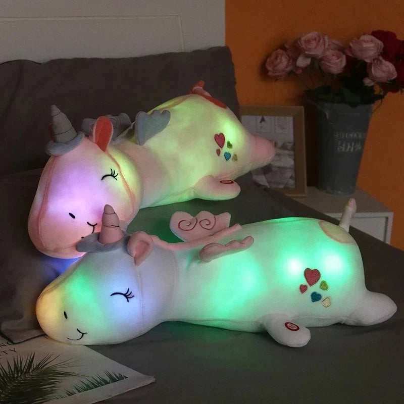 Plush Light Unicorn LED Light Unicorn Pillow Stuffed Toy - 60cm