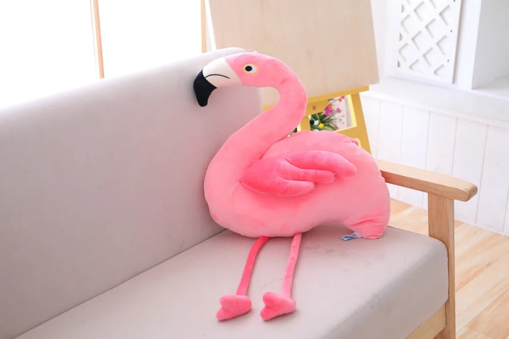 Plush Pink Flamingo Stuffed Toy 35-100cm