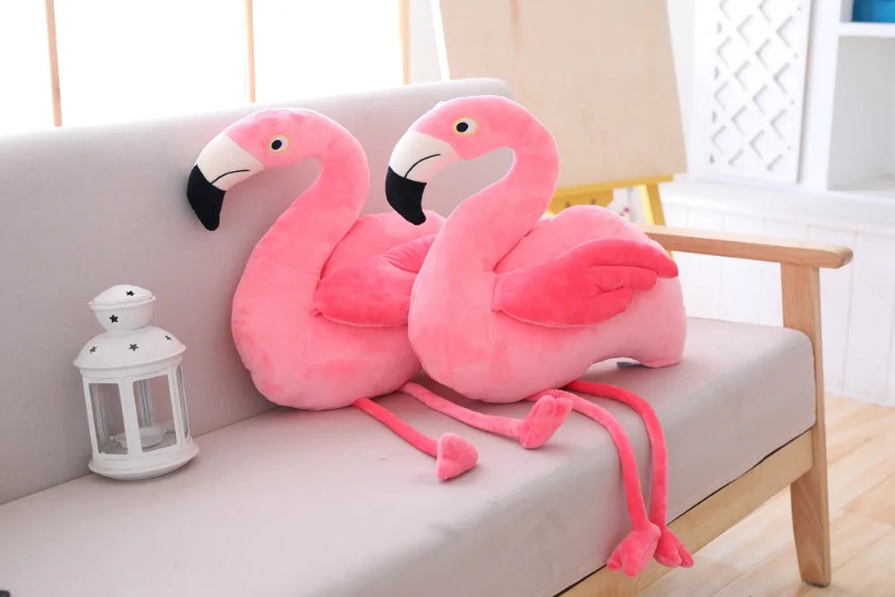 Plush Pink Flamingo Stuffed Toy 35-100cm