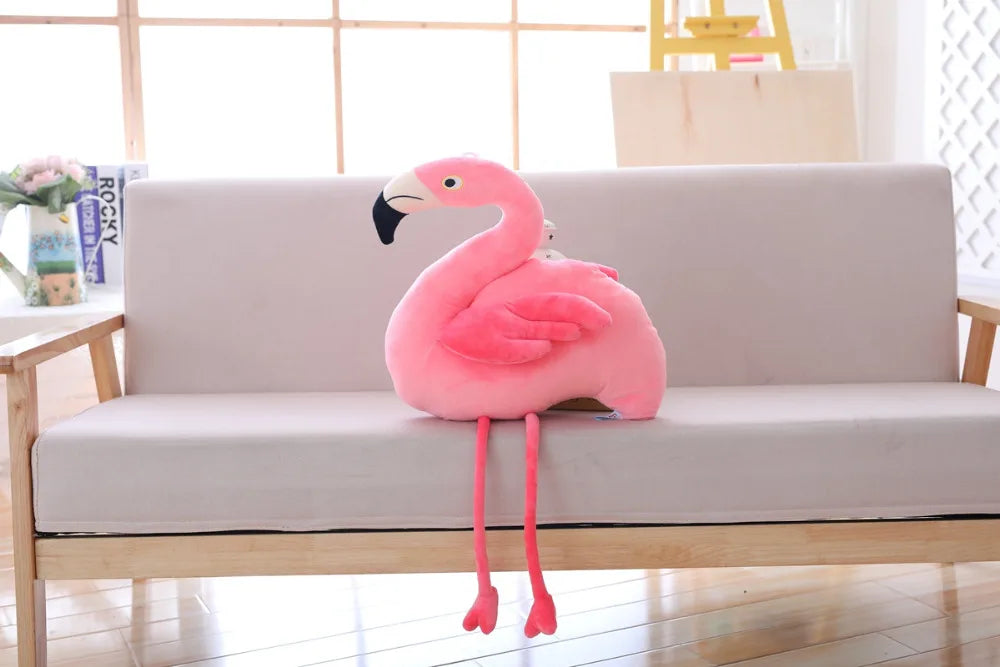 Plush Pink Flamingo Stuffed Toy 35-100cm