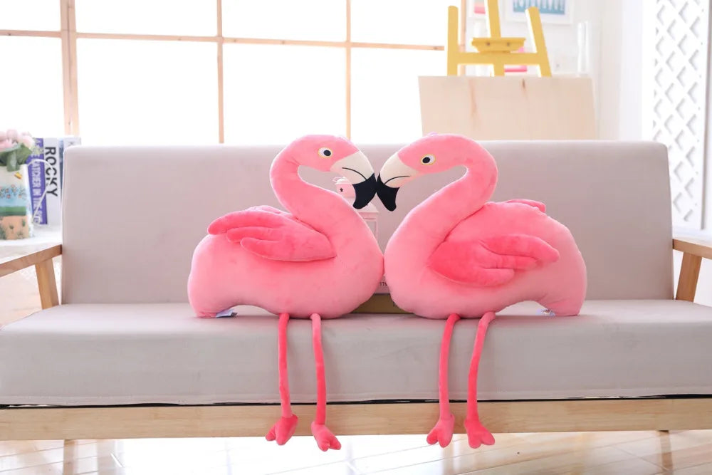 Plush Pink Flamingo Stuffed Toy 35-100cm