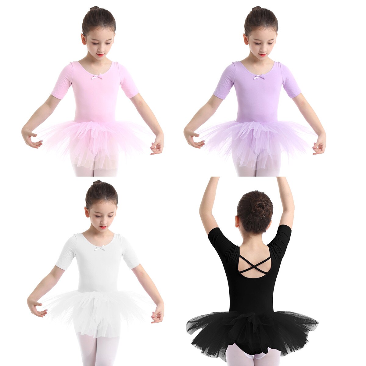 Girls Ballet Dance Tutu Leotard (Age 24M-14YRS)