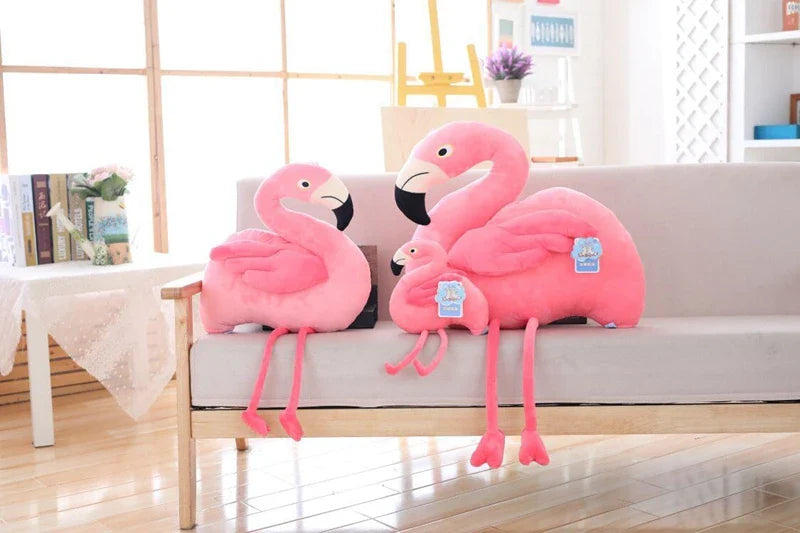 Plush Pink Flamingo Stuffed Toy 35-100cm