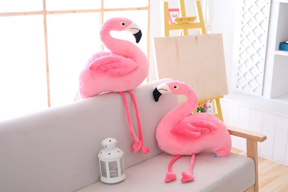 Plush Pink Flamingo Stuffed Toy 35-100cm