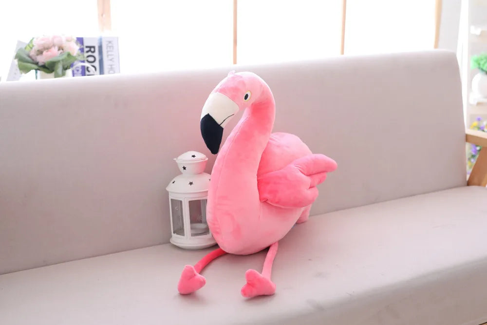 Plush Pink Flamingo Stuffed Toy 35-100cm