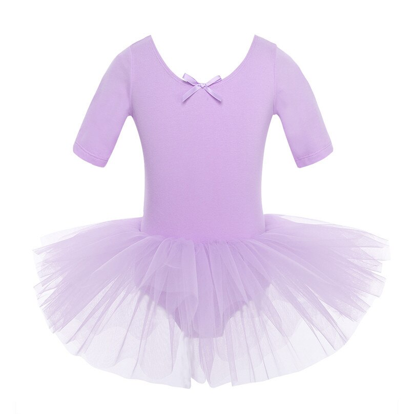 Girls Ballet Dance Tutu Leotard (Age 24M-14YRS) Purple