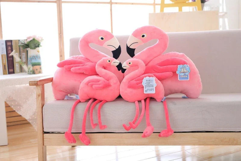 Plush Pink Flamingo Stuffed Toy 35-100cm