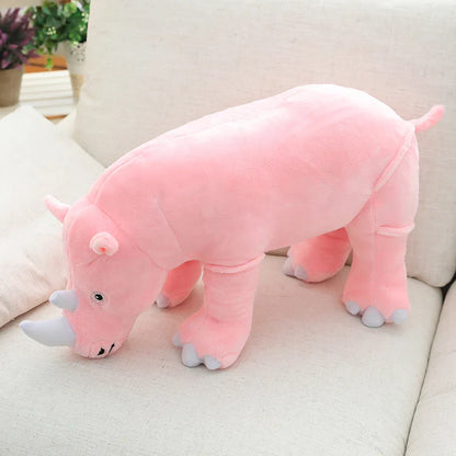 Large Plush Rhinoceros Stuffed Toy 40/60/80cm