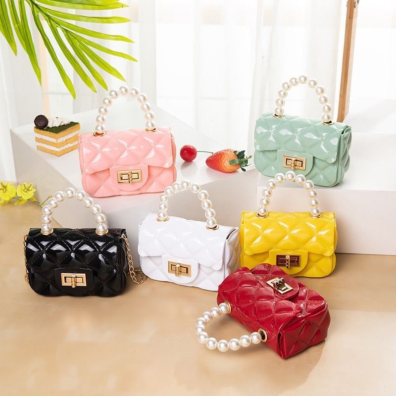 Kids PVC Jelly Purse Handbag