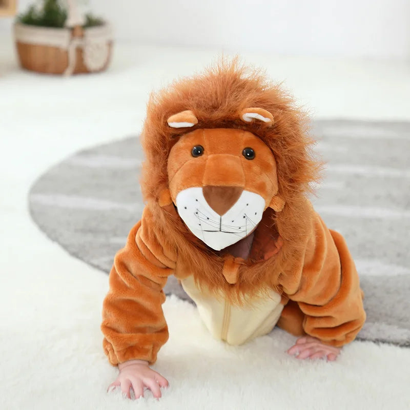 Baby Lion Onesie Flannel Costume (Age Newborn-36M)