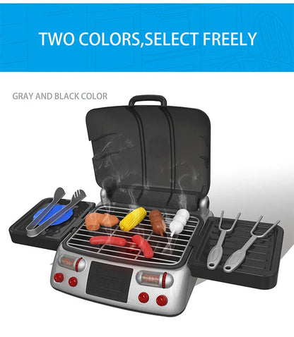 Pretend Barbecue Play Food BBQ Toy Set