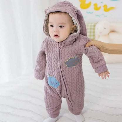 Baby Pink Hooded Rabbit Grow (Age 6m-18m)