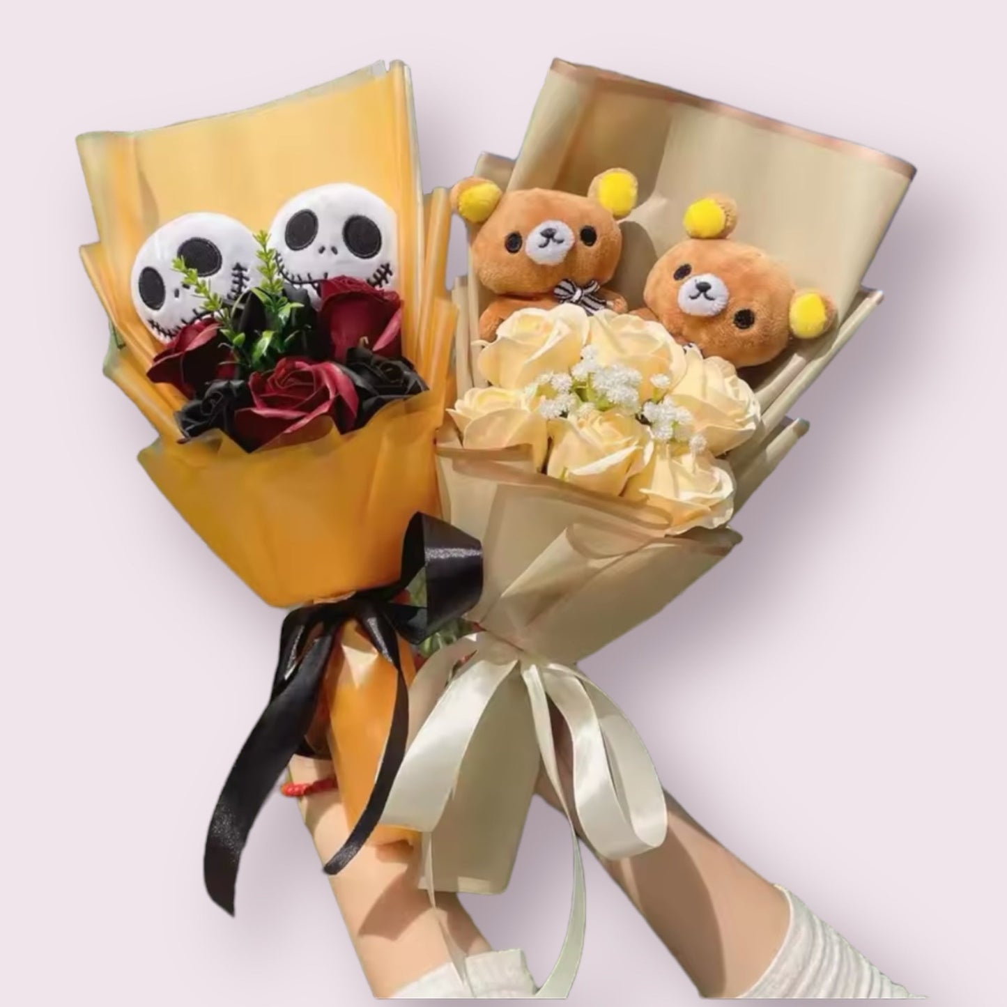 Teddy Bear Character Plush Gift Flower Bouquet