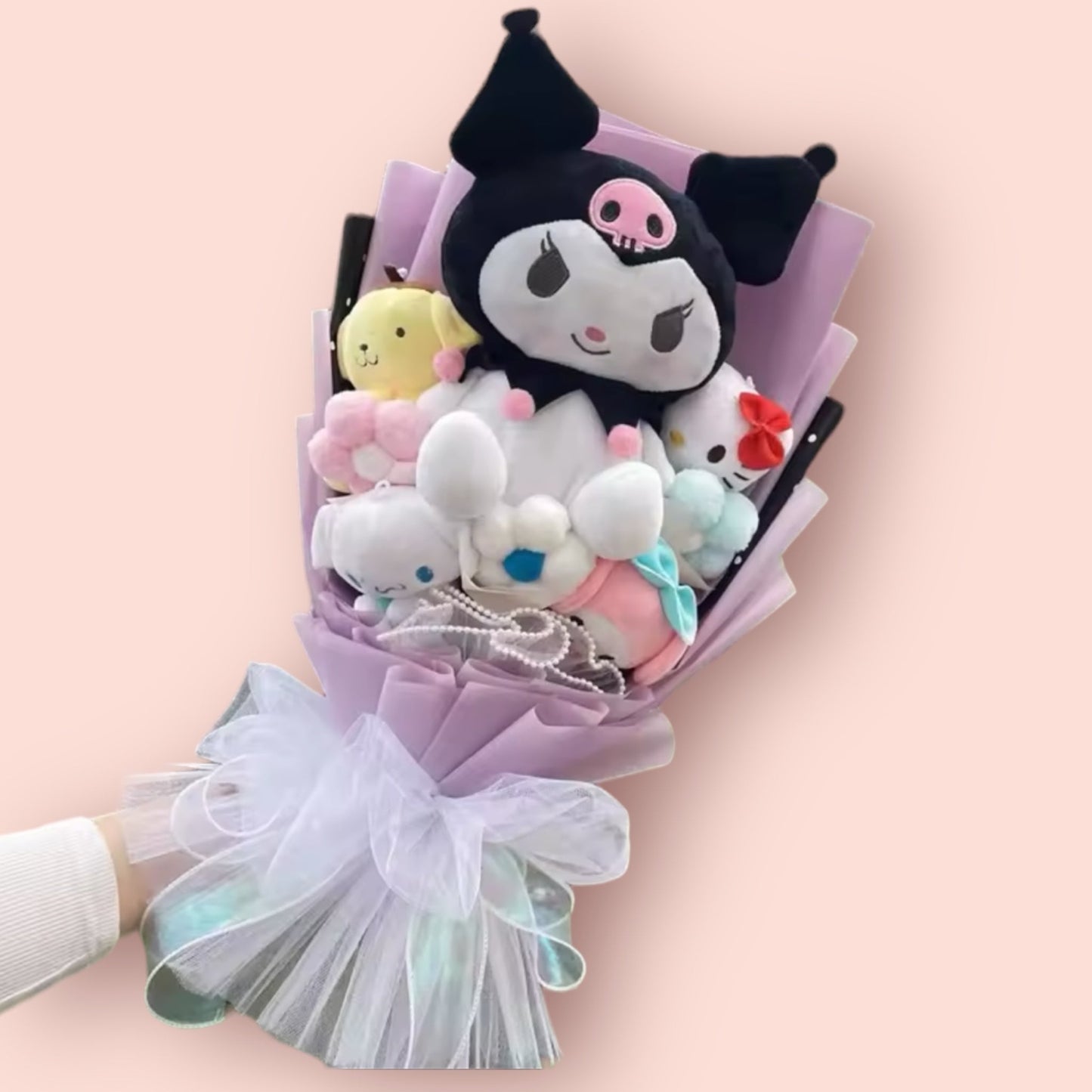 Miss Kitty Plush Toy Flower Gift Bouquet