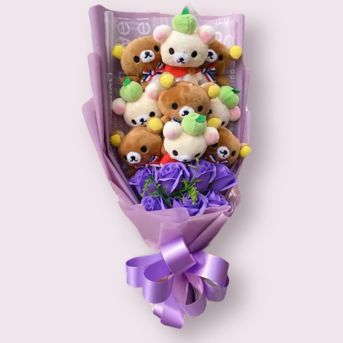 Stuffed Toy Teddy Bear Plush Flower Gift Bouquet