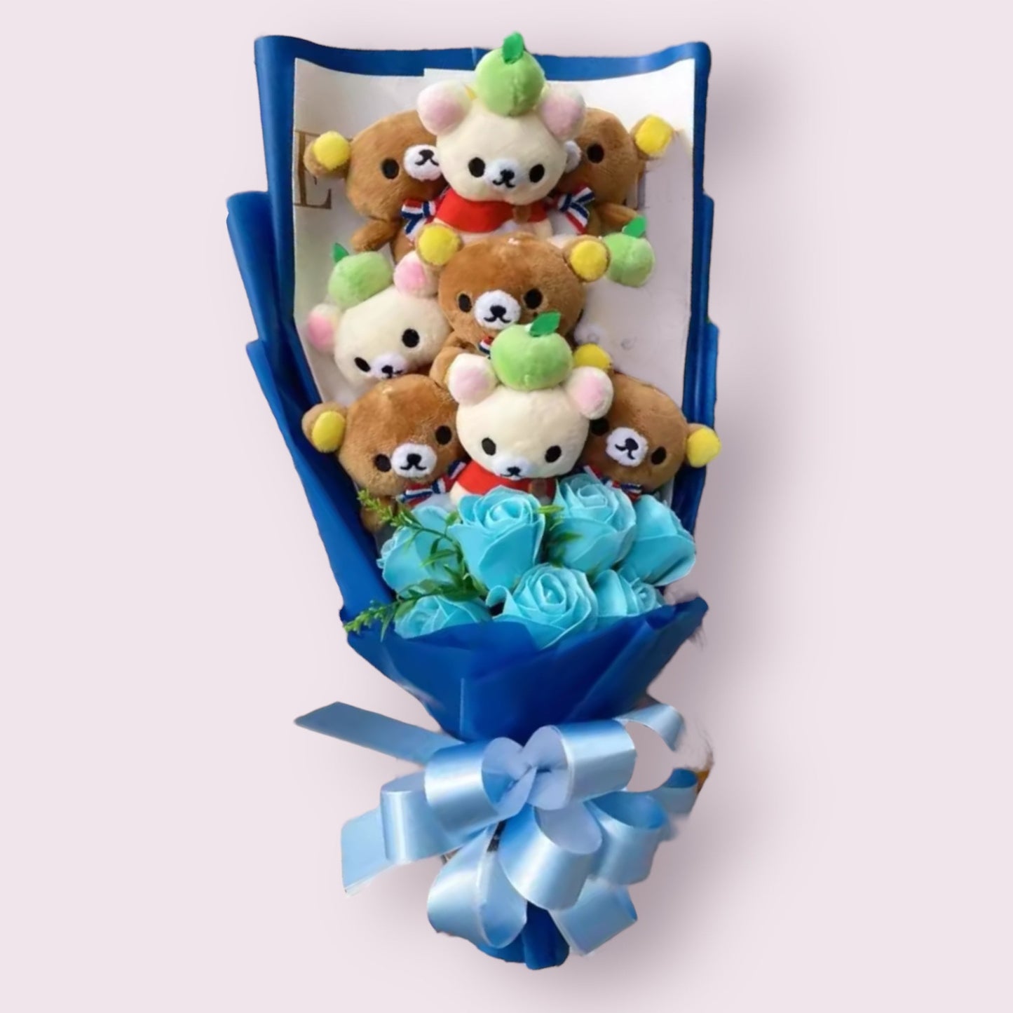 Stuffed Toy Teddy Bear Plush Flower Gift Bouquet