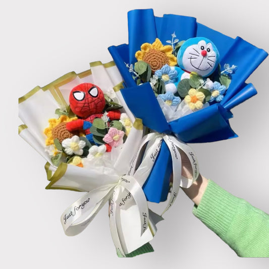 Plush Character Flower Gift Bouquet