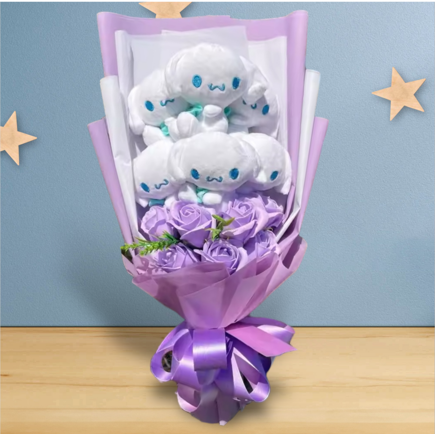 Miss Kitty Plush Toy Flower Gift Bouquet