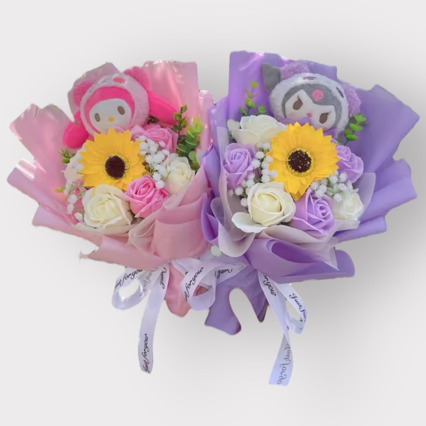 Plush Teddy Bear Toy Flower Gift Bouquet