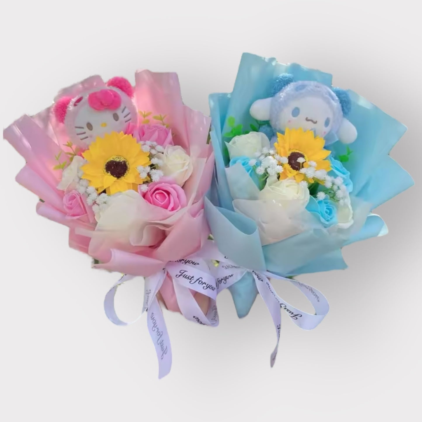 Plush Teddy Bear Toy Flower Gift Bouquet