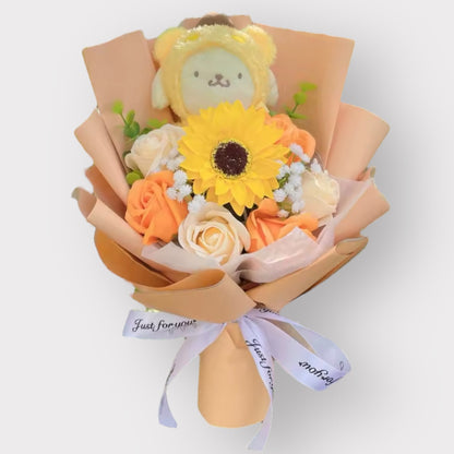 Plush Teddy Bear Toy Flower Gift Bouquet