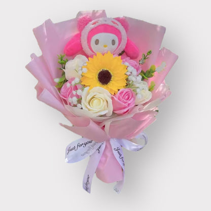 Plush Teddy Bear Toy Flower Gift Bouquet