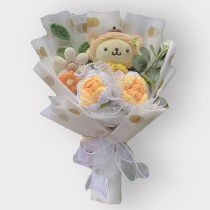 Plush Teddy Bear Toy Flower Gift Bouquet