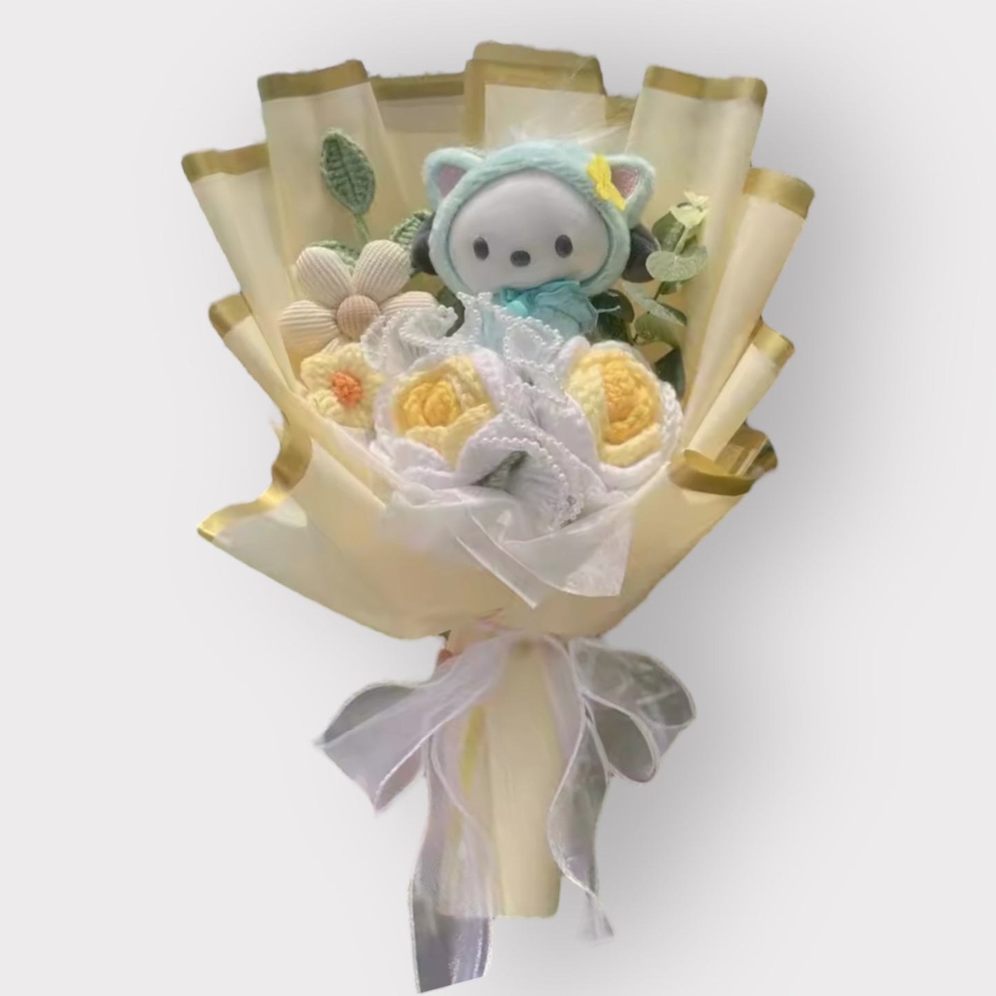 Plush Teddy Bear Toy Flower Gift Bouquet