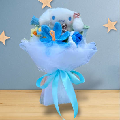 Miss Kitty Plush Toy Flower Gift Bouquet