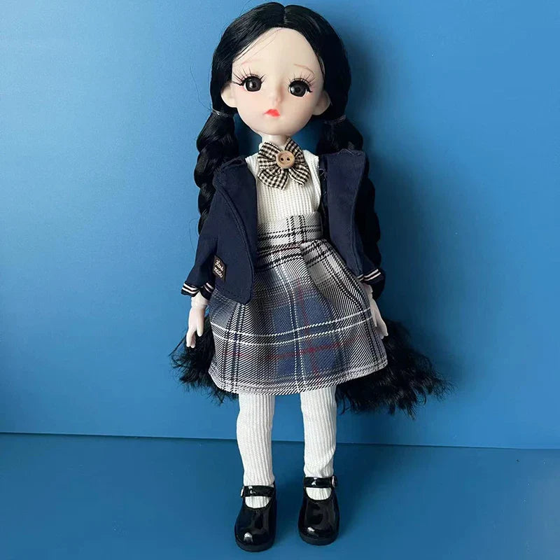 Wednesday Double Jointed Doll 30cm